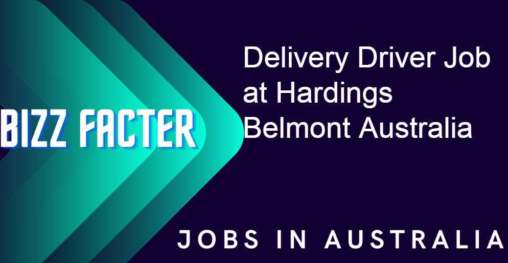 Delivery Driver Job at Hardings Belmont Australia