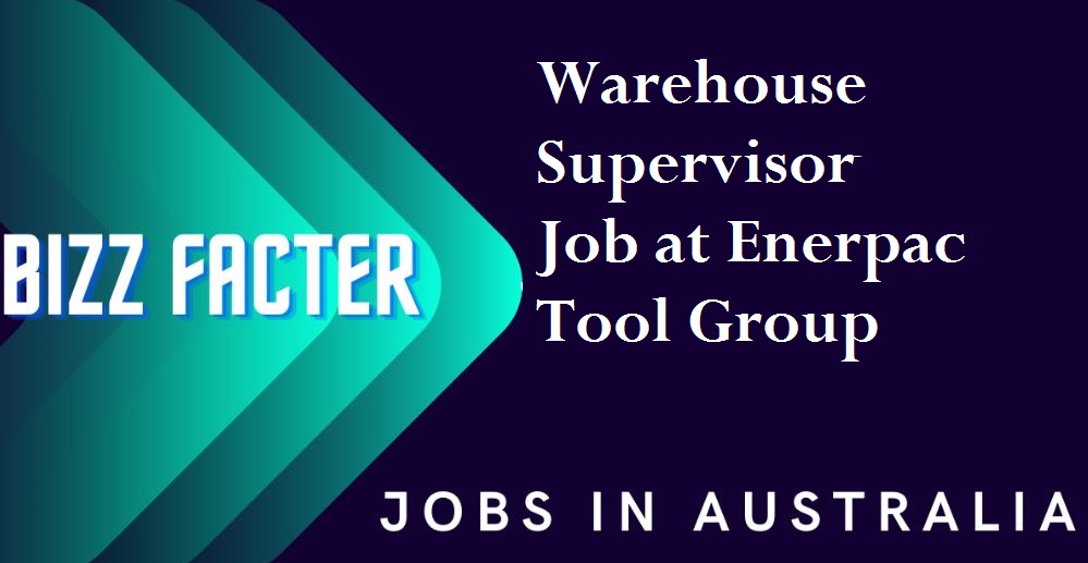Warehouse Supervisor Job at Enerpac Tool Group  